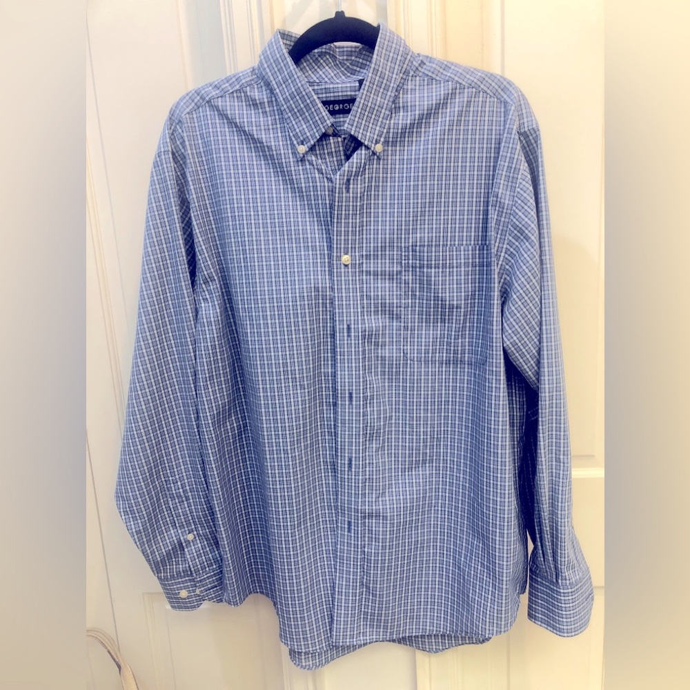New George’s men’s large shirt, cotton polyblend beautiful fabric. Bundle items
